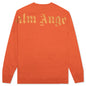 Glitter Classic Logo Over L/S Tee - Brick Red