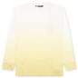 Gradient Overlogo L/S Tee - Yellow/White