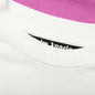 Gradient Overlogo Tee - Purple/White