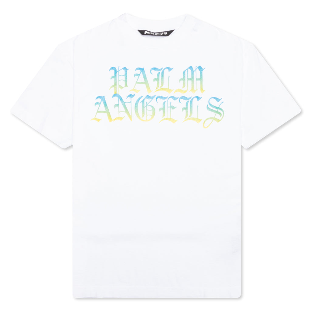 Hue Gothic Logo Over Tee - White/Multi