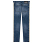 Indigo Track Denim Pants - Light Blue
