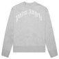 Kid's Classic Curved Logo Crewneck - Melange Gray