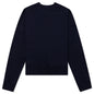 Kid's Classic Curved Logo Crewneck - Navy Blue