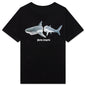 Kid's Shark T-Shirt S/S - Black