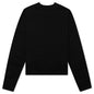 Kids Classic Curved Logo Crewneck - Black/White