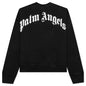 Kids Classic Overlogo Crewneck - Black/White