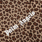 Leopard Jacquard Track Pants - Beige/Off White