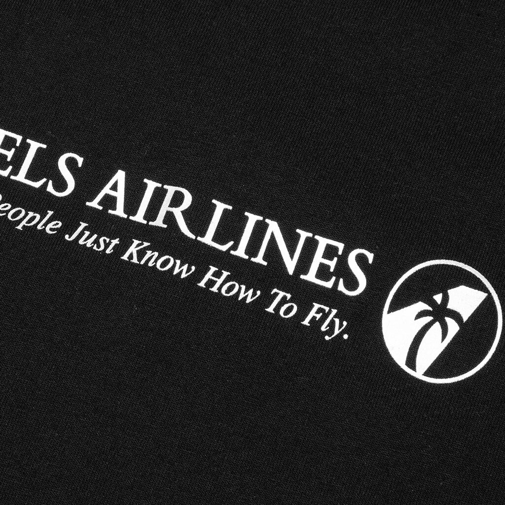 Logo Palm Airlines Tee - Black/White