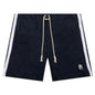 Monogram Swimshort - Navy Blue/White