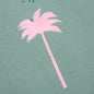 PXP Painted Raw Cut Hoodie - Green/Pink
