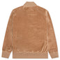 Rainbow Chenille Classic Track Jacket - Brown/White