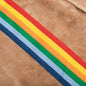 Rainbow Chenille Classic Track Jacket - Brown/White