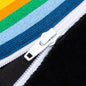 Rainbow Chenille Track Pants - Black/White