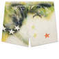 Sprayed Stars Vintage Sweat Shorts - White/Multi
