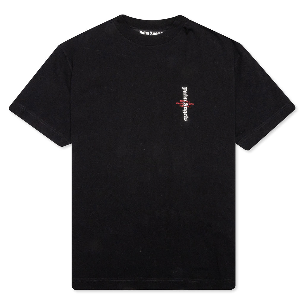 Statement Logo Tee - Black/White