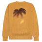 The Palm Sweater Intarsia - Beige/Yellow