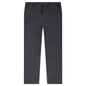 Thin Waist Slim Track Pants - Dark Grey/Off-White
