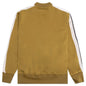 Bomber Track Jacket - Camel/Off White