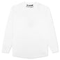 Double Logo Over L/S Tee - White/Fuchsia