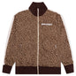 Leopard Jacquard Track Jacket - Beige/Off White