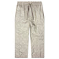 Pleaded Padded Pants - Sand