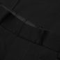 Wide Leg Gabardine Wool Trousers - Black