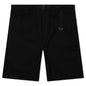 Elasticated Waist Utility Shorts - Black