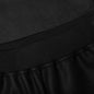 Melton Wool Trousers with Drawstring at Hems - Black