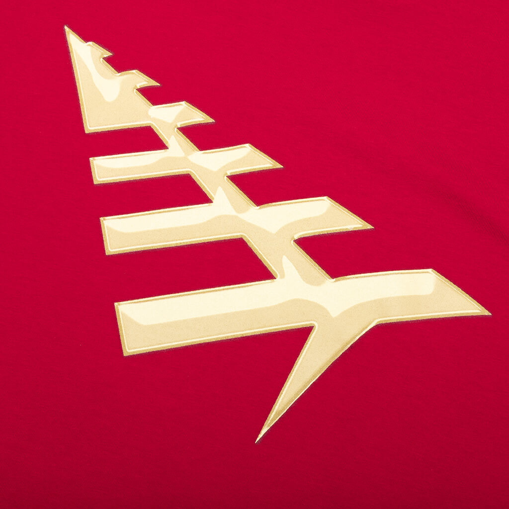 All Points Tee - Crimson
