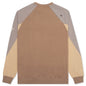 Color Block Crewneck - Maple