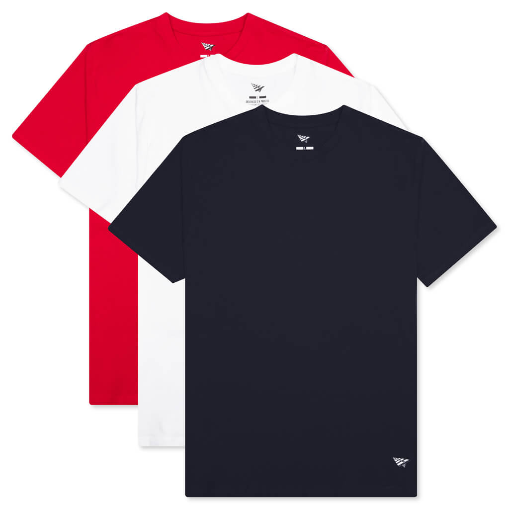 Essential Three Pack Tees - American Dream