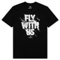 Fly With Us Tee - Black