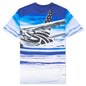 Ozone French Terry Tee - Clear Sky
