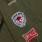 Patched Military Shirt - Olive Drab