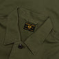 Patched Military Shirt - Olive Drab