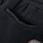 Patchwork Moto Short - Washed Black