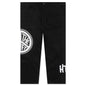 Peace Print Trouser Pant - Black