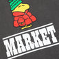 Peanuts Puffer Hoody - Washed Black