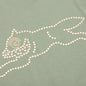 Pearl Beads S/S Tee - Sea Spray