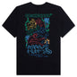 Pentathlon Screen Printed T-Shirt - Black