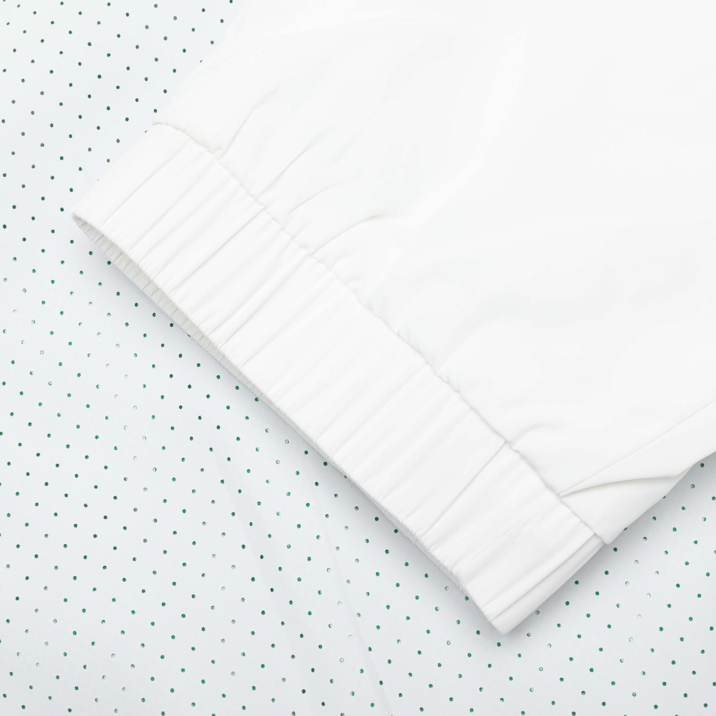 Perforated Layered Track Jacket - White/Green
