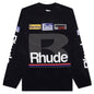 Petrol Patch L/S Tee - Vintage Black