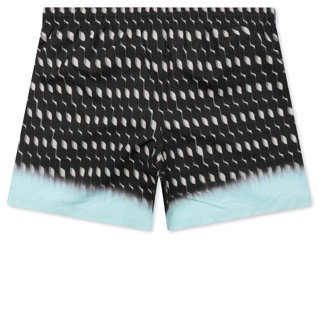 Printed Swim Shorts - Brown