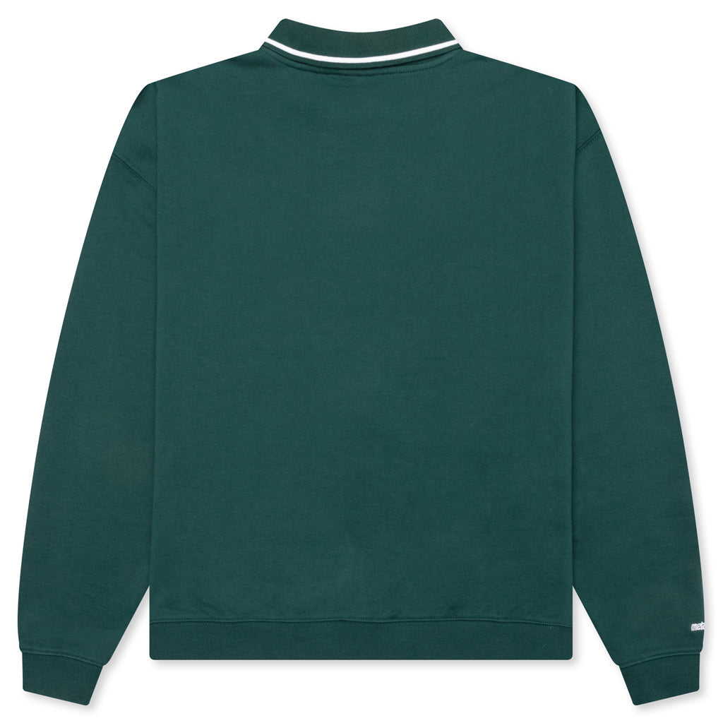 Phuk Luzin Collared Sweatshirt - Spruce