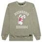 Pigment Dyed Sweat Shirt L/S - Olive