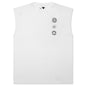 Pima Cotton Sleeveless Tee - White