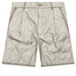 Pleaded Padded Shorts - Sand