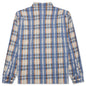Pioneer Khadi Check Shirt L/S - Blue