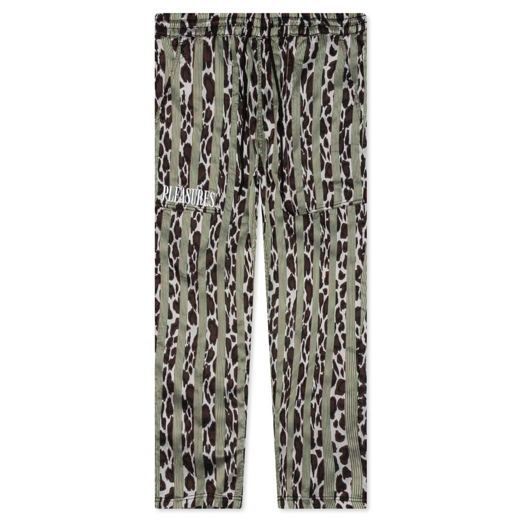 Bloom Striped Beach Pant - Black