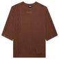 Charlie Mock Neck Knit Shirt - Brown